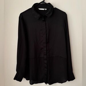 Max Cocos Elegant Black button down shirt